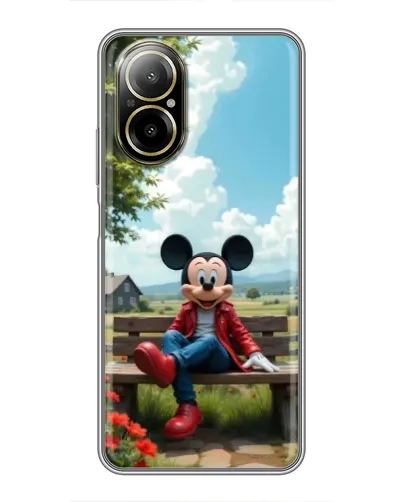 Чехол для Realme C67 с картинкой «Микки на скамейке» Чехол для Realme C67 с картинкой «Микки на скамейке»