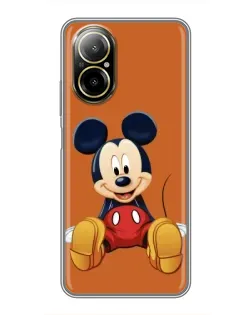Чехол для Realme C67 с картинкой «Микки отдыхает»