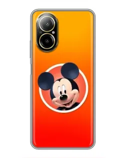 Чехол для Realme C67 с картинкой «Mickey в круге»