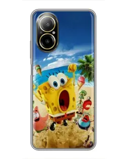 Чехол для Realme C67 с картинкой «Развлечения на пляже»