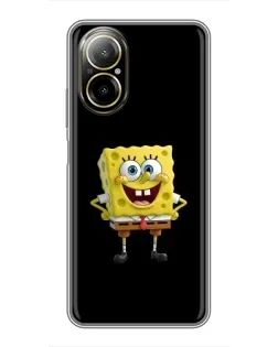 Чехол для Realme C67 с картинкой «Классический Губка Боб»