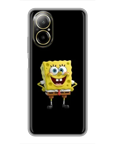 Чехол для Realme C67 с картинкой «Классический Губка Боб»