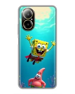Чохол для Realme C67 з картинкою «Спанч Боб під водою» Чохол для Realme C67 з картинкою «Спанч Боб під водою»