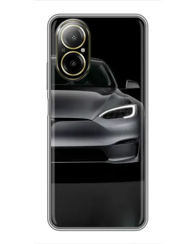 Чехол для Realme C67 с картинкой «Tesla Model S Look»
