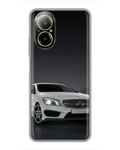Чехол для Realme C67 с картинкой «Mercedes AMG GT Silver»