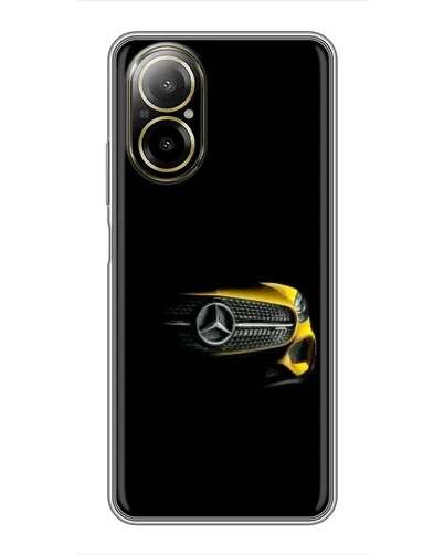 Чехол для Realme C67 с картинкой «Mercedes — ретро стиль»
