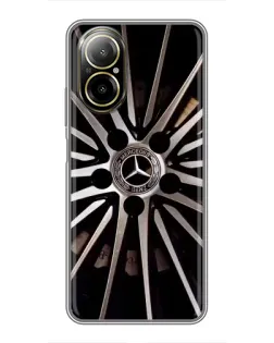 Чехол для Realme C67 с картинкой «Диск Mercedes»