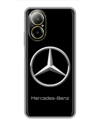 Чехол для Realme C67 с картинкой «Mercedes Silver Logo»