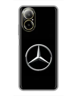 Чехол для Realme C67 с картинкой «Mercedes классический лого»
