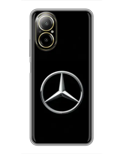 Чехол для Realme C67 с картинкой «Mercedes классический лого»