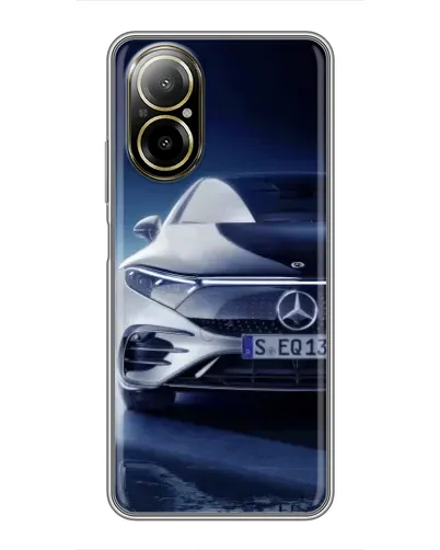 Чехол для Realme C67 с картинкой «Mercedes EQ — будущее»