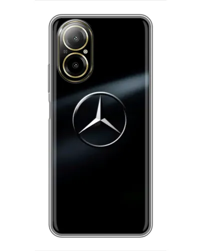Чехол для Realme C67 с картинкой «Mercedes на металле» Чехол для Realme C67 с картинкой «Mercedes на металле»