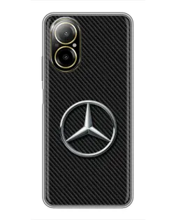 Чехол для Realme C67 с картинкой «Карбоновый Mercedes стиль» Чехол для Realme C67 с картинкой «Карбоновый Mercedes стиль»