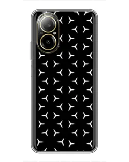 Чехол для Realme C67 с картинкой «Mercedes паттерн звезд» Чехол для Realme C67 с картинкой «Mercedes паттерн звезд»