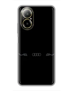 Чохол для Realme C67 з картинкою «Audi — світловий підпис»