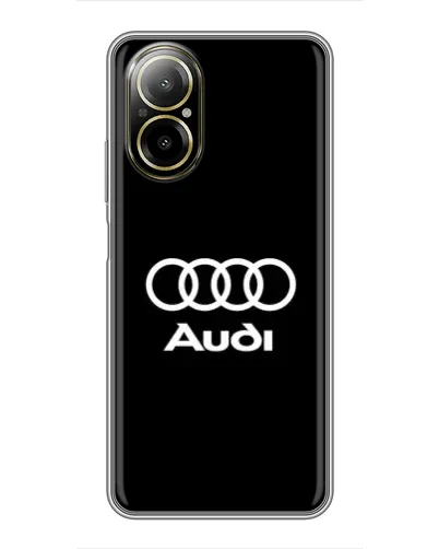 Чехол для Realme C67 с картинкой «Классическое лого Audi»