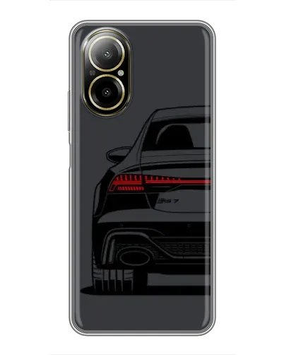 Чехол для Realme C67 с картинкой «Задняя часть Audi — арт»