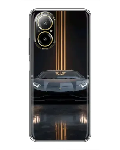 Чохол для Realme C67 з картинкою «Lamborghini золоті лінії» Чохол для Realme C67 з картинкою «Lamborghini золоті лінії»