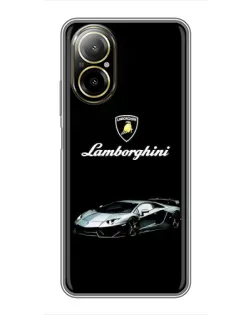 Чохол для Realme C67 з картинкою «Логотип Lamborghini класика»