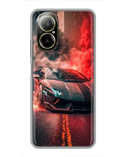 Чохол для Realme C67 з картинкою «Lamborghini червоний дим» Чохол для Realme C67 з картинкою «Lamborghini червоний дим»