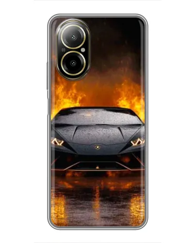 Чохол для Realme C67 з картинкою «Lamborghini у вогні» Чохол для Realme C67 з картинкою «Lamborghini у вогні»