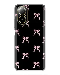 Чехол для Realme C67 с картинкой «Бант-цветок»
