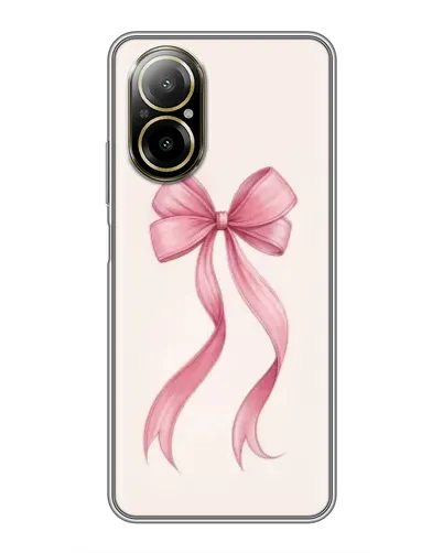 Чехол для Realme C67 с картинкой «Розовый бант»