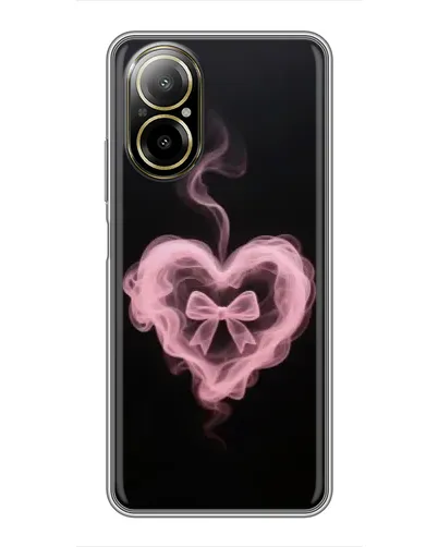 Чехол для Realme C67 с картинкой «Дымчатое сердце»