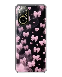 Чехол для Realme C67 с картинкой «Неоновое кружево»