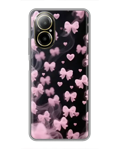 Чехол для Realme C67 с картинкой «Неоновое кружево»