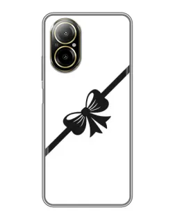 Чехол для Realme C67 с картинкой «Диагональный бант»