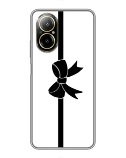 Чехол для Realme C67 с картинкой «Вертикальный бант»