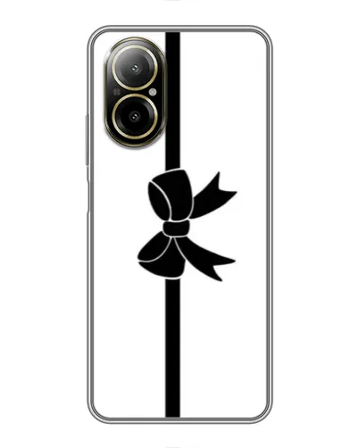 Чехол для Realme C67 с картинкой «Вертикальный бант»