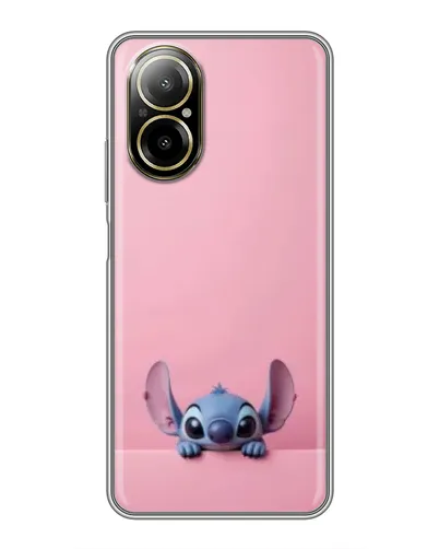 Чехол для Realme C67 с картинкой «Stitch выглядывает»