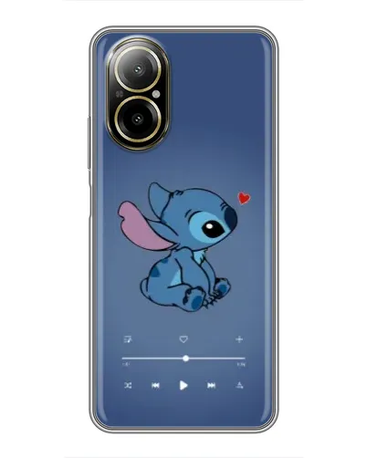 Чехол для Realme C67 с картинкой «Музыкальный Stitch»