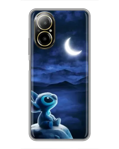 Чехол для Realme C67 с картинкой «Лунная ночь Стича»