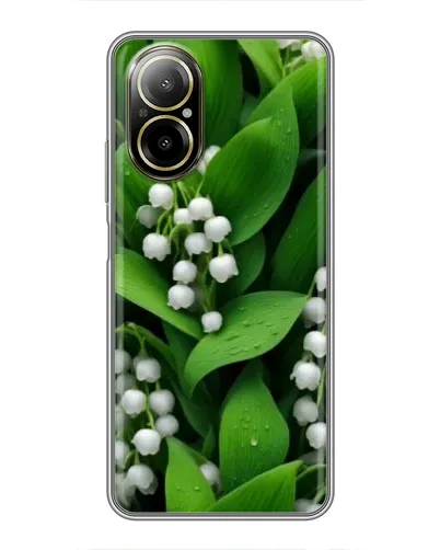 Чехол для Realme C67 с картинкой «Ландыши в зелени»
