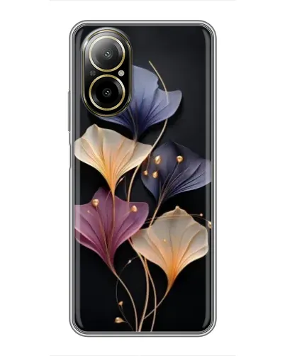Чехол для Realme C67 с картинкой «Лиловые цветы грации»