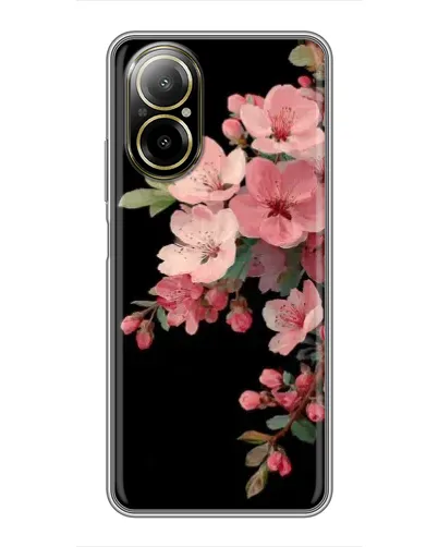 Чехол для Realme C67 с картинкой «Розовая ветка сакуры»