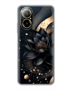 Чехол для Realme C67 с картинкой «Черный лотос»