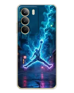 Чохол для Realme C71 з картинкою «Jordan Gold Jumpman»