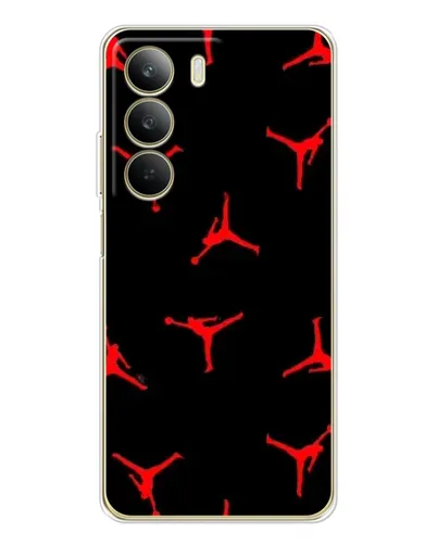 Чохол для Realme C71 з картинкою «Jordan Red Pattern» Чохол для Realme C71 з картинкою «Jordan Red Pattern»
