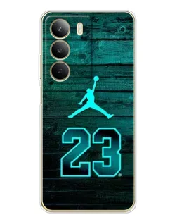 Чохол для Realme C71 з картинкою «Jordan Cyan 23»