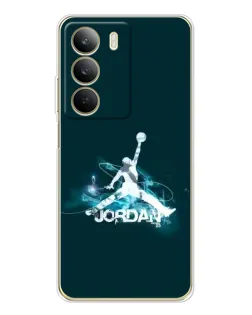 Чохол для Realme C71 з картинкою «Jordan Blue Fire»