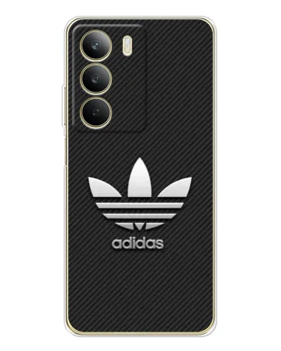 Чохол для Realme C71 з картинкою «Adidas Карбонова текстура»
