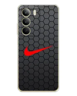 Чохол для Realme C71 з картинкою «Nike — карбонова сітка»