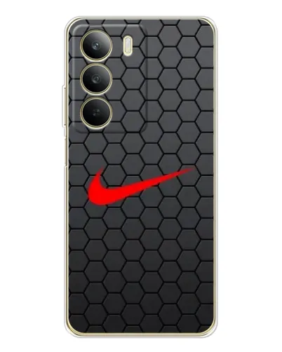 Чохол для Realme C71 з картинкою «Nike — карбонова сітка»