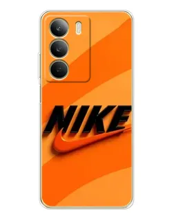 Чохол для Realme C71 з картинкою «Помаранчевий драйв Nike»