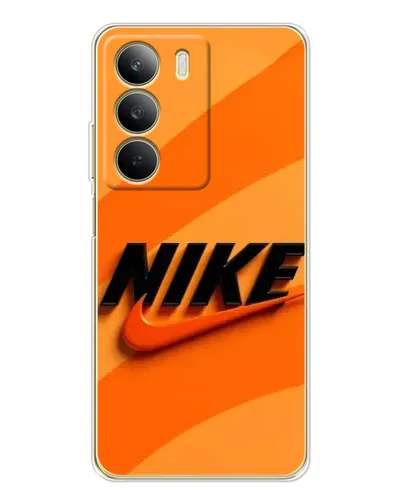 Чохол для Realme C71 з картинкою «Помаранчевий драйв Nike»