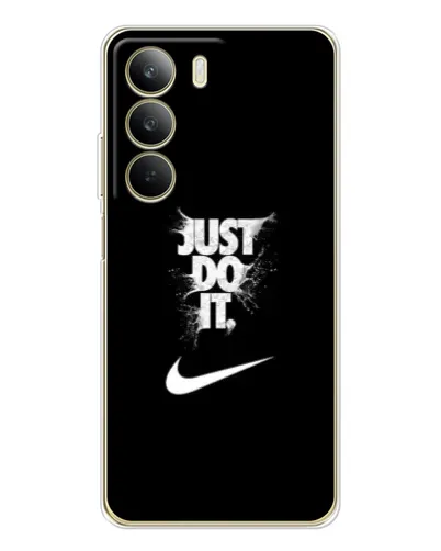 Чохол для Realme C71 з картинкою «Текстовий принт Nike»